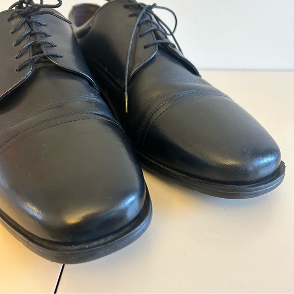 Florsheim Comfortech Bio Comfort Garrick Black Oxford Cap Toe Wide 3E